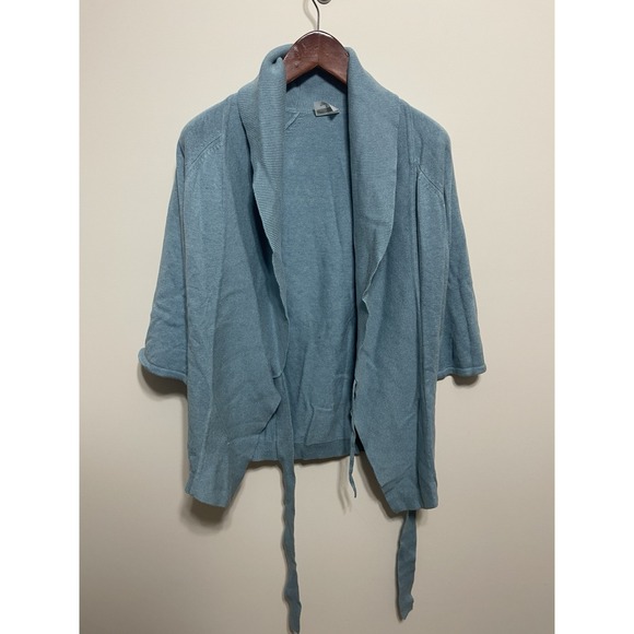 Athleta Sweaters - Athleta Wrap Sweater Cardigan Women's Size M Blue Loungewear
